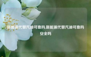 新能源代替汽油可靠吗,新能源代替汽油可靠吗安全吗