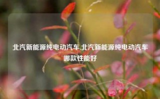 北汽新能源纯电动汽车,北汽新能源纯电动汽车哪款性能好