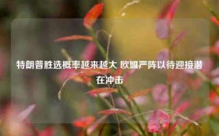 特朗普胜选概率越来越大 欧盟严阵以待迎接潜在冲击