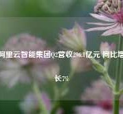 阿里云智能集团Q2营收296.1亿元 同比增长7%