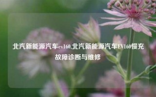 北汽新能源汽车ev160,北汽新能源汽车EV160慢充故障诊断与维修