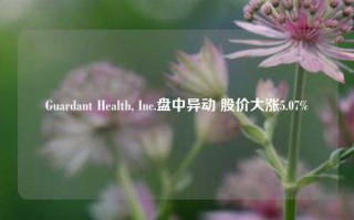 Guardant Health, Inc.盘中异动 股价大涨5.07%