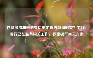 存量房贷利率调整后重定价周期何时变？工行、招行已在准备相关工作，多家银行尚无方案