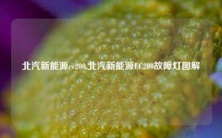 北汽新能源ec200,北汽新能源EC200故障灯图解