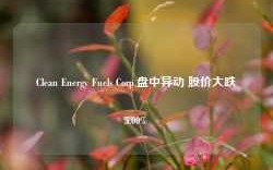 Clean Energy Fuels Corp.盘中异动 股价大跌5.00%