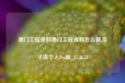 澳门工程资料澳门工程资料怎么做,李子柒个人Pro版_25.36.52