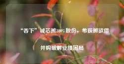 “吞下”诚芯微100%股份，希荻微欲借并购破解业绩困局