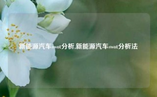 新能源汽车swot分析,新能源汽车swot分析法