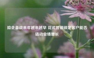 险企备战来年越来越早 花式营销锁定客户能否撬动业绩增长