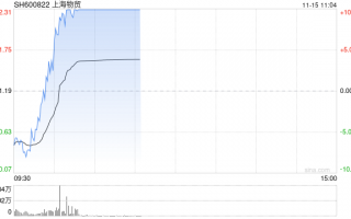 上海国资概念探底回升 上海物贸涨停