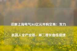 详解上海电气30.8亿元并购交易：发力机器人全产业链，第二增长曲线提速-第1张图片-新能源