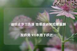 油价止步三连涨 地缘政治风险降温触发跌势 WTI本周下跌近5%-第1张图片-新能源