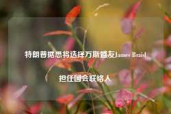 特朗普据悉将选择万斯盟友James Braid担任国会联络人-第1张图片-新能源