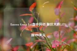 Emeren Group Ltd盘中异动 股价大跌5.37%报1.90美元-第1张图片-新能源