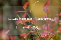 Ironwood医药盘中异动 下午盘股价大跌5.10%报3.82美元-第1张图片-新能源